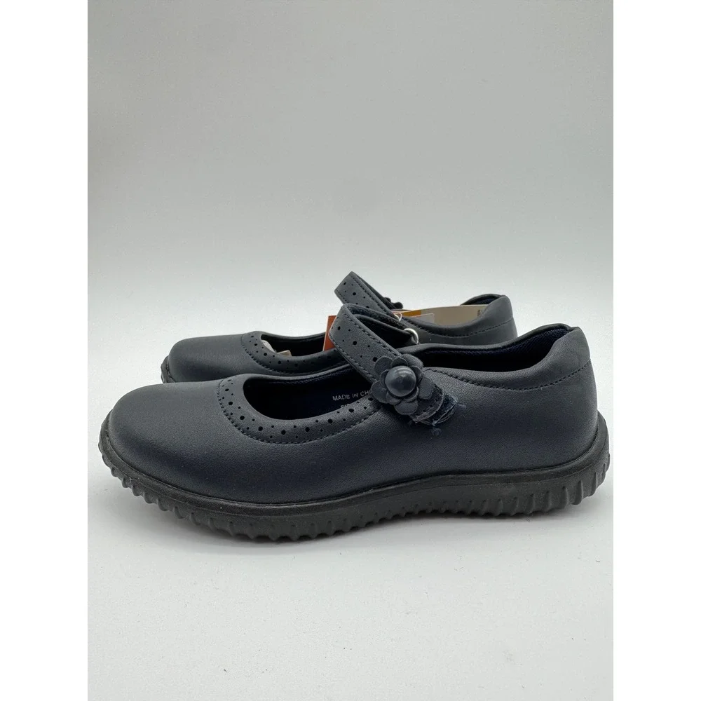 Girls Dress Shoes US 12 Navy Mary Jane School Uniform Flats